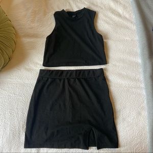 SHEIN black two piece